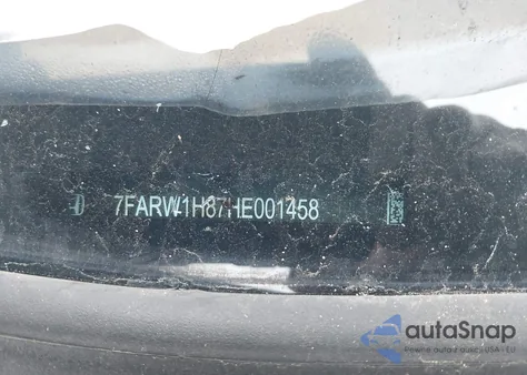 2017 Honda Cr-V Ex-L/Ex-L Navi из США, поврежденный, VIN 7FARW1H87HE001458